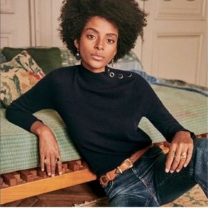 Sezane Tonio Jumper in Black